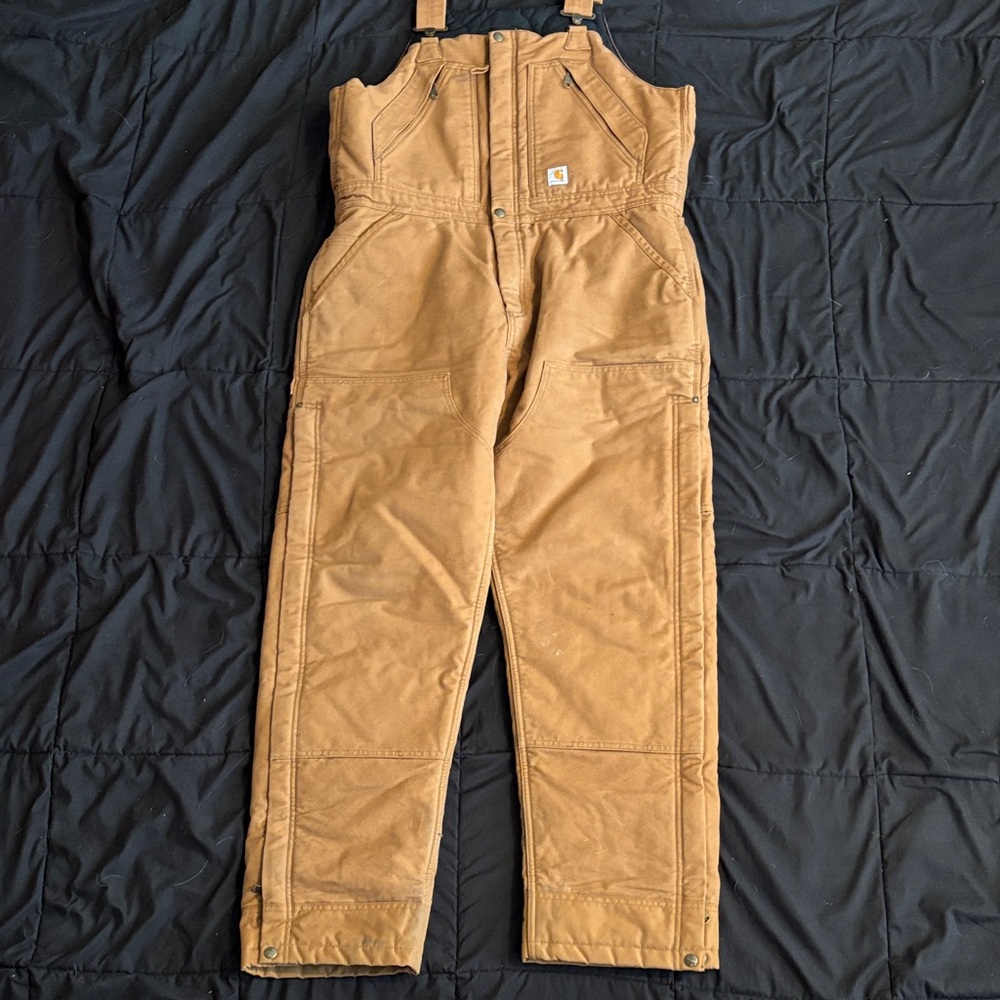 Carhartt Women's Tan Insulated Overalls